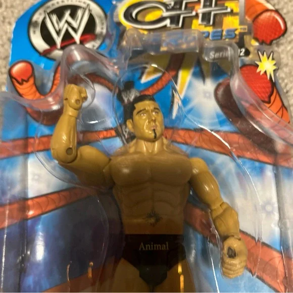 JAKKS WWF WWE OFF THE ROPES SERIES 12 BATISTA FIGURE SEALED - Picture 2 of 3